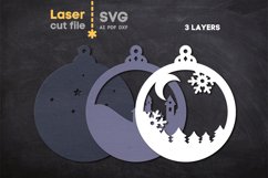 Christmas Tree Toy SVG laser cut file for Glowforge Product Image 3