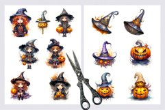 Halloween fussy cut, Halloween sticker, Junk journal Product Image 4