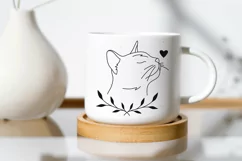 Cat svg, Cute Cat svg, Cat with Heart svg, png Product Image 3