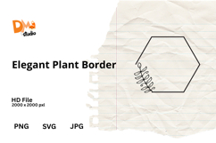 Elegant Plant Border Product Image 1