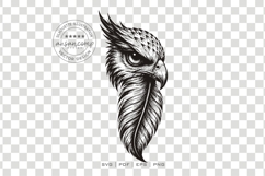 Owl &amp; Eagle Feather Silhouette Product Image 3