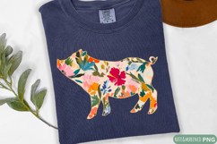 Floral Pig PNG | 4H Hog PNG| FFA Sublimation Product Image 1