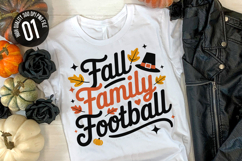 Fall Family Football - Autumn t-shirt Design Product Image 1
