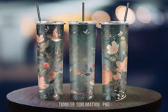 Whimsical Floral &amp; Hummingbird 20 oz Tumbler Product Image 3