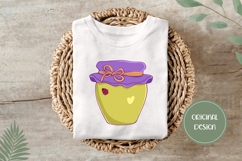 Hand Drawn Jam Illustration, Cartoon Jam Sublimation Product Image 3