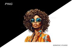 Retro Comic Style Pop Art Girls Clipart Png Product Image 1