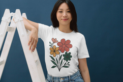 Rustic Floral Bunch Embroidery Design Product Image 3