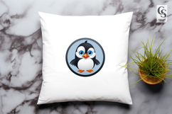 Cute Penguin Clipart Funny Penguin Sublimation PNG Product Image 3