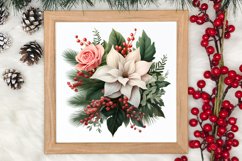 Pastel Christmas Shublimation Clipart, Pastel Christmas Clip Product Image 3