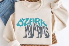 Ozark Mountains SVG PNG | Bear Word Art Cut File | Missouri Product Image 3