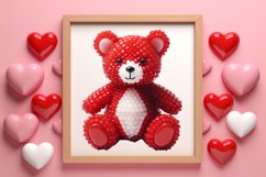 Crochet Valentines Day Clipart, Valentines Day Couplet Product Image 3