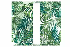 Tropical leaves 20 OZ Skinny Tumbler Sublimation Design Product Image 3