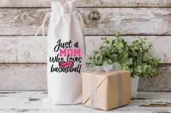 Just a mom who loves baseball svg, Basketball svg Product Image 2