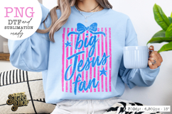 Big Jesus Fan PNG | Preppy Coqueute T--shirt Design Product Image 5