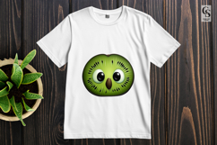 Cute Kiwi Fruit Characters Clipart Sublimation PNG Product Image 3