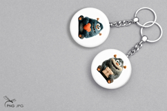 Valentine's monsters stickers- 4 Variations Product Image 3