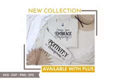 Choose Love Embrace Positivity SVG - Sleeve Shirt Design Svg Product Image 3