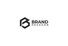 Hexagon Letter B Logo Design Vector Template Product Image 3