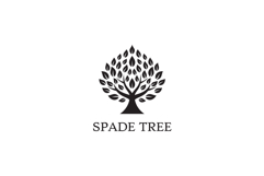 Spade Tree Logo Design Vector Illustration Product Image 3
