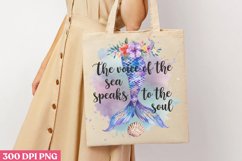 The voice of the sea speaks to the soul PNG ,Mermaid Sublima Product Image 3