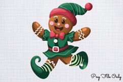 Gingerbread Man Clipart Bundle PNG Product Image 8