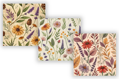 Autumn Apothecary Herbs Seamless Pattern, Digital Papers Product Image 3
