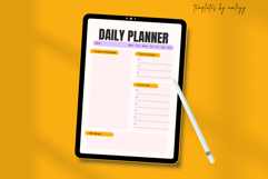 Elegant Daily Planner Template | Editable Canva Daily Agenda Product Image 3