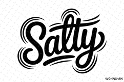 Salty svg | Summer Svg | Svg Cut Files Product Image 1