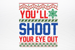 Ugly Christmas Sweater SVG Product Image 3