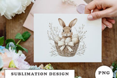 Watercolor Easter Bunny png Product Image 3