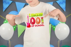 I rocked 100 days of school SVG Design, 100 day of school SV Product Image 3