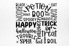 Halloween Word Art SVG Product Image 3