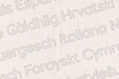 Dense Rounded Outline Sans Serif Font Product Image 3