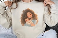 Watercolor Sisterhood Clipart PNG Product Image 1
