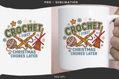Christmas crochet png design for T-shirts Product Image 3