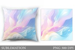 Abstract Pillow Sublimation. Abstraction Sublimation Product Image 1