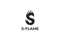 Letter S Flame Logo Design Vector Product Image 3