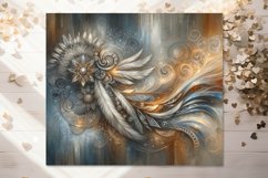 Abstract metallic design | Straight Skinny Tumbler bundle Product Image 3