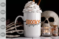Spooky Season SVG Design , Halloween Quote SVG Cut Files Product Image 3