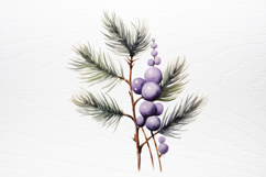 Lavender And Christmas Tree Sublimation PNG Product Image 3