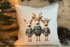 Christmas Family Animals Sublimation Clipart, Christmas PNG Product Image 3