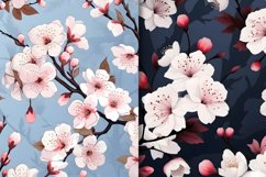 Cherryblossom Floral Seamless Patterns Bundle Product Image 4