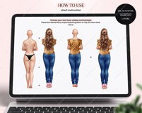 Blouse and Jeans Clipart PNG Product Image 3