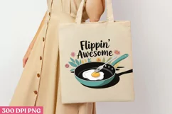 Flippin Awesome PNG, Kitchen Quotes Clipart PNG Product Image 3