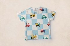 Little Cars Checkerboard Pattern Product Image 3
