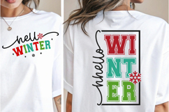 Winter SVG, Hello Winter PNG, Christmas SVG, Merry Christmas Product Image 3