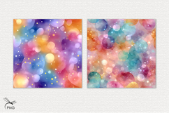 Rainbow digital paper, background clipart Product Image 3