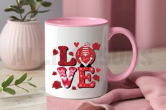 Love Sublimation PNG Design, Cute Gnome Sublimation PNG Product Image 3