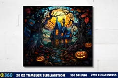 Halloween Tumbler Sublimation Wraps, Tumbler Halloween Product Image 3