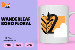 Wanderleaf Boho Floral Monogram Product Image 1